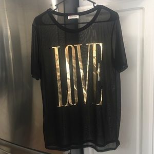 CUTE LOVE SHEER TOP😍❤️